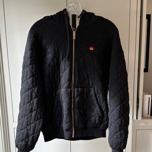 Aviator Nation Black Quilted Jacket